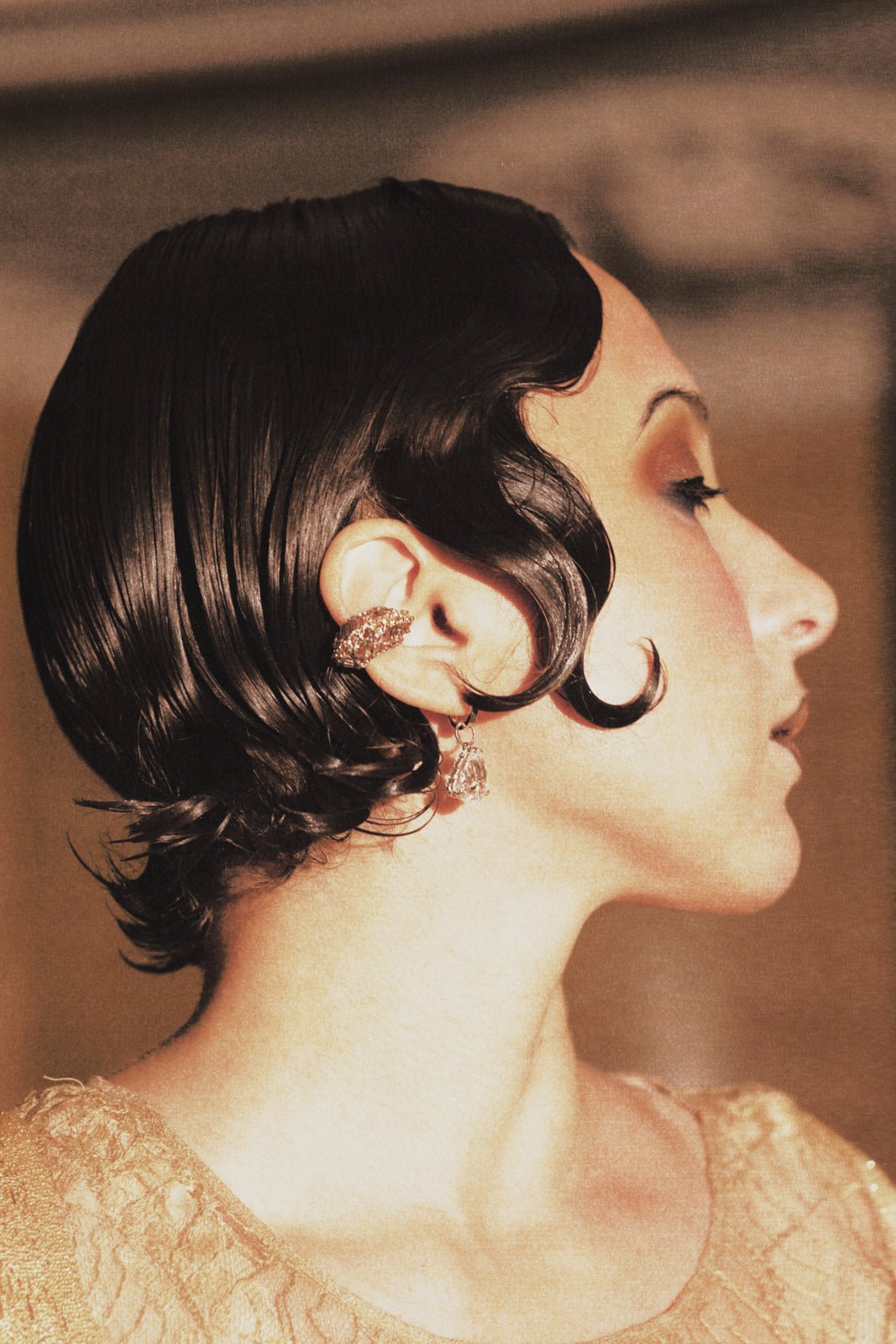 Elanic Gallery - Ear Cuff - Greatness Gone. Ear cuff Garnet - product_material - MERA MERAH