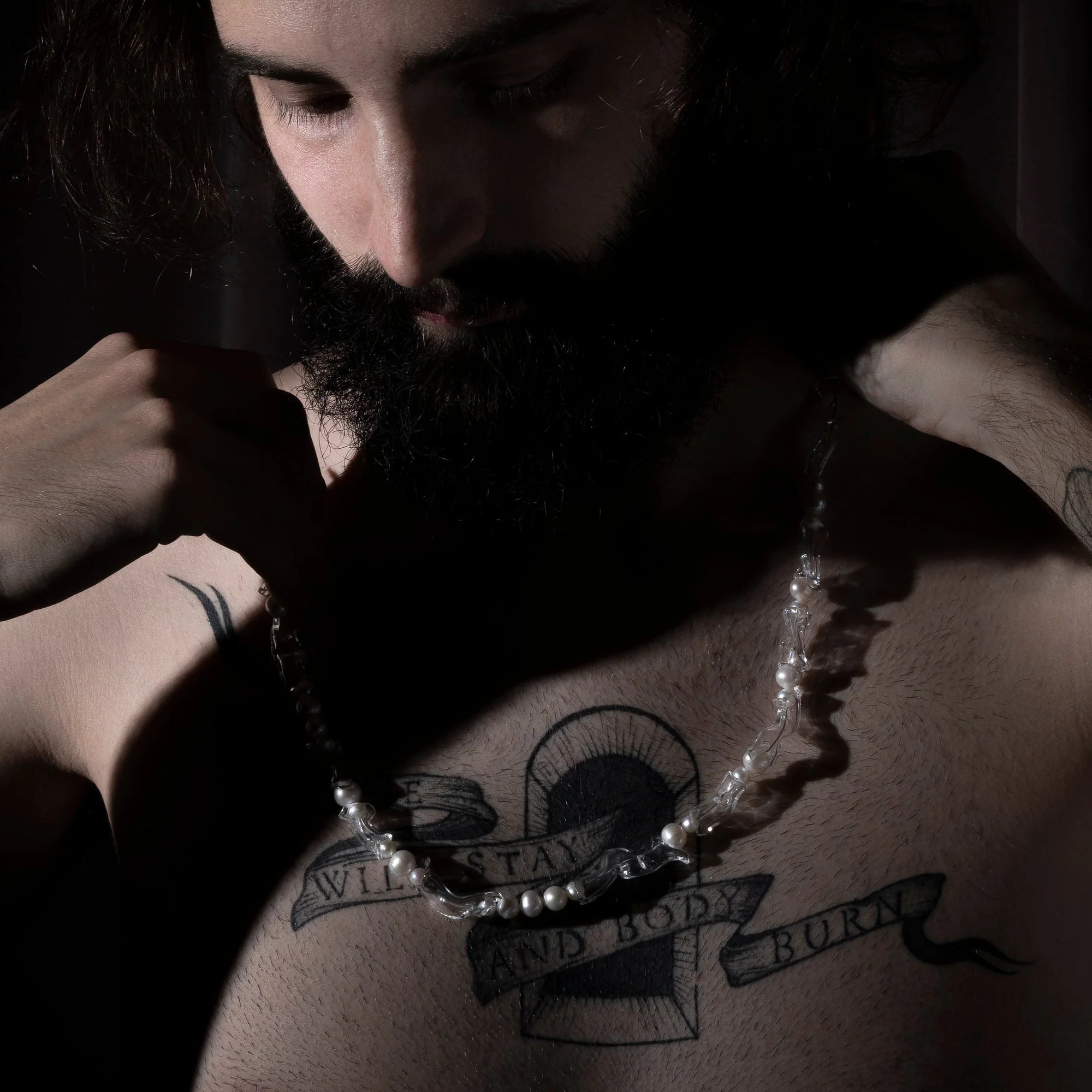 4oh4 - Necklace - river hides pearls - product_material - MERA MERAH